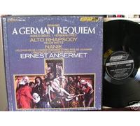 Brahms: A German Requiem, Alto Rhapsody, Nanie: Agnes Giebel, Hermann Prey, Helen Watts, Ernest Ansermet Conducts L'orchestre & Choeurs De La Suisse Romande Et Pro Arte De Lausanne