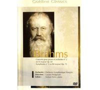 Brahms : concerto pour piano et orchestre n. 2 en si majeur op. 83 ; symphonie n. 2 en re majeur op. 73 [Francia] [DVD]