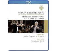 Brahms : concerto pour violon. nielsen : symphony no. 5. kavakos, blomstedt. [Francia] [Blu-ray]