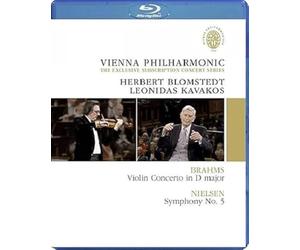 Brahms : Concerto pour violon. Nielsen : Symphony No. 5. Kavakos, Blomstedt. [Blu-ray]