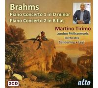Brahms : Concertos pour piano n° 1 et 2. Tirimo, Sanderling, Levi.