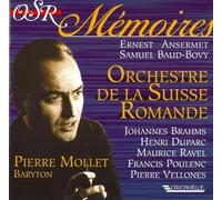 Brahms - Duparc - Ravel - Poulenc : Memoires