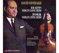 Brahms, Dvoák : Concertos pour violon. Oistrakh, Kondrachine.