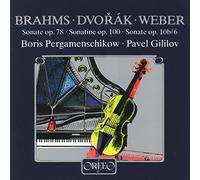 Brahms, Dvorak, Weber : Oeuvres pour violoncelle et piano. Pergamenschikow, Gililov.