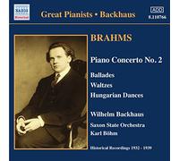 Backhaus – Brahms: Concierto para piano n.º 2 – NAXOS