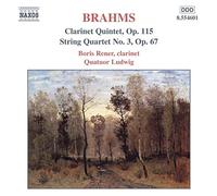 Brahms, J. - Quintette pour clarinette & cordes en si mineur, op 115 / Quatuor à cordes n° 3 en si bémol majeur, op 67