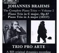 Brahms, J. - Trio Piano-Complete Volume. 2
