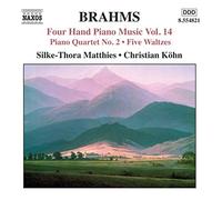 Brahms Johannes - oeuvres pour piano a 4 mains, vol.14
