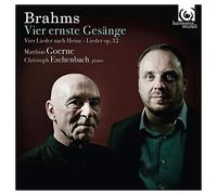 Matthias Goerne;Christop Eschenbach - Brahms:4 cantos serios/Lieder