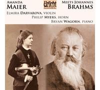 Brahms, Maier : uvres pour violon et piano. Darvarova, Myers, Wagorn.