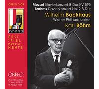 Brahms, Mozart : Concertos pour piano. Backhaus, Böhm.