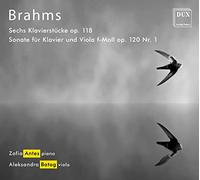 Brahms : Oeuvres pour piano et alto. Antes, Batog.