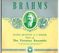BRAHMS: PIANO QUINTET IN F MINOR, OPUS 34