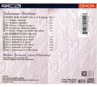 Brahms: Piano Sonata No. 3/6 Klavierstucke, Op.118