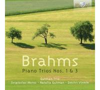 BRAHMS: Piano Trios Opp. 8 and 101 [CD de audio] Gutman Trio and Brahms