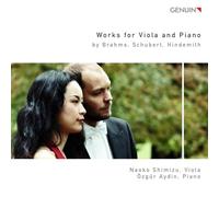 Brahms, Schubert, Hindemith : uvres pour alto et piano. Shimizu, Aydin.