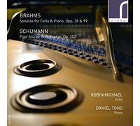 Brahms, Schumann : Oeuvres pour violoncelle et piano. Michael, Tong.