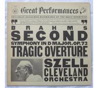 Brahms : Second Symphony in D Major, Op. 73 "Tragic Overture" / George Szell, Cleveland Orchestra / Stereo / 1982