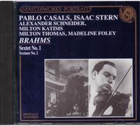 Brahms: Sestetto (Sexteto) No 1/ Casals, Schneider, Katmis, Thomas, Foley - CD