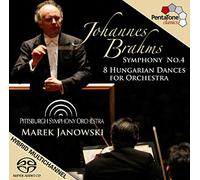 Brahms: Sinfonia Nº 4, 8 Danzas Hungaras Para Orquesta / Orq. Sinf. De Pittsburgh - Janowski