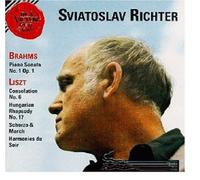 Sviatoslav Richter - Brahms : Piano sonata n° 1, Op. 1 / Listz : Consolation n° 6, Hungarian rhapsody n° 17