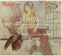 Brahms : Sonates Op.120 Pour Clarinette Et Piano Et Pour Alto Et Piano
