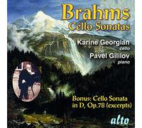 Brahms : Sonates pour violoncelle. Georgian, Gililov.