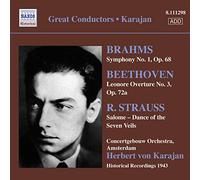 Brahms - Brahms : Symphonie n° 1 / Beethoven : Ouverture de Leonore III / R. Strauss : danse des sept voiles de Salomé