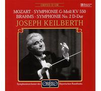 Brahms : Symphonie n° 2. Mozart : Symphonie n° 40. Keilberth.