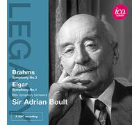 Brahms: Symphony No. 3 - Elgar: Symphony No. 1
