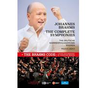 Brahms: Sämtliche Sinfonien [Paavo Järvi/Deutsche Kammerphilharmonie Bremen/Paris,2018] [DVD]