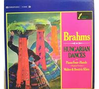 Brahms - TV 34068S. Brahms - Hungarian Dances for Piano Four-Hands, W & B Klien. VINYL LP - VG+/VG