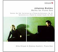 Brahms : uvres pour duo de pianos. Chipak, Kushnir.