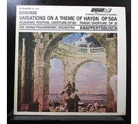 Brahms: Variations on a Theme of Haydn, Op. 56A / Academic Festival Overture, Op. 80 / tragic Overture, Op. 81 / The Vienna Philharmonic Orchestra / Hans Knappertbusch, Conductor