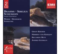 Brahms: Violin Concerto In D / Sibelius: Violin Concerto In D / Schumann: Violin Concerto In D / Weber: Grand Duo Concertante (2004-08-27)