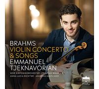 Brahms – Concierto para violín y canciones – CD – Importación USA