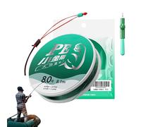 Braid Fishing Lines - 2.56x0.59in PE Fishing Line | Strong Abrasion Resistant FishingLine | Abrasion Resistant Never Fade Casting String No Stretch Fish Gear for Men, Coastal & Saltwater