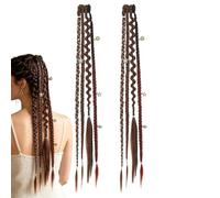 Braid Hair Extension - Clip In Dreadlocks | Bohemian Beaded Ponytail Wig