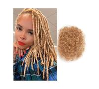 Braiding hair， Extensiones de rastas afro rubias al por mayor - Extensiones de rastas for mujeres negras,Human hair braiding hair(8inch)