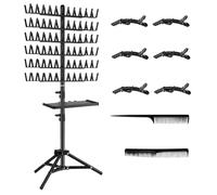 Braiding Hair Rack, Removable Hair Separator Stand, Portable Hair Divider Rack for Braiding, Hair Braiding Tools for Men and Women, Convenient Organizer for Hair Styling and Braiding, Hair Styling Org