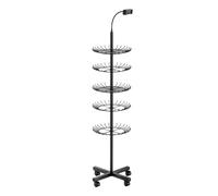 Braiding Rack - Height Adjustable Storage Rack | Vertical Display Stand With Professional Styling Feature, Salon Accessory For Workstation Braiding Service Extension Installation Mobile