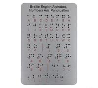Braille ligero de la construcción de plata de la pizarra del braille ligero