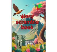 Brain Activity Word Scramble book for kids 6 to 9: Activity word search from coloring pictures