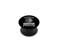 Brain Aneurysm Survivor by The Grace of God PopSockets PopGrip Adhesivo