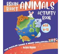 Brain Boost Animals Activity Book: Fun adventures for kids