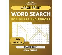 Brain Boost Large Print Word Search for Seniors: 100 Stay Sharp Puzzles • Brain Boost • Improve Focus and Memory