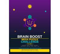 BRAIN BOOST MEGA PUZZLE CHALLENGE-VOLUME 1: Sharpen your mind one puzzle at a time! (THE BRAIN BOOST MEGA SERIES)