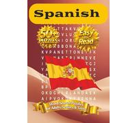 Brain Boost Spanish Word Search: 55+ Fun Spanish Word Search Puzzles for Adults, Seniors & Teens | Large Print Brain Games to Relax, Improve Vocabulary & Practice Spanish