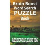 Brain Boost Word Search PUZZLE Book: Word searches with Easy to Read print for Brain Boosting | 6X9 inches | 110 pages | 55 Puzzles | Stimulating ... to Improve Memory, Focus, and Mental Clarity