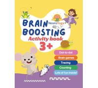 Brain Booster Activity Book for age 3+: Bright, Fun and Colourful Workbook with Exciting Activities